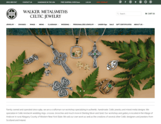walkerscelticjewelry.com screenshot