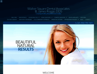 walkersquaredental.com screenshot