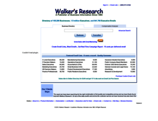 walkersresearch.com screenshot