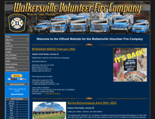 walkersvillefire.com screenshot