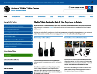 walkie-talkie-radio.co.uk screenshot