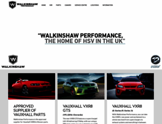 walkinshawperformance.co.uk screenshot