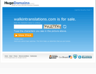 walkintranslations.com screenshot