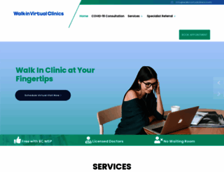 walkinvirtualclinics.com screenshot