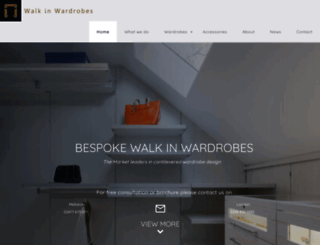walkinwardrobes.com screenshot