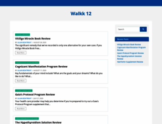 walkk12.org screenshot