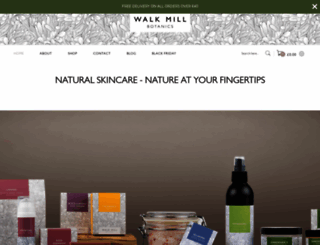 walkmillbotanics.co.uk screenshot