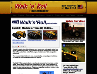 walknrollpackers.com screenshot