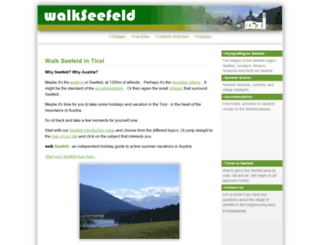 walkseefeld.com screenshot