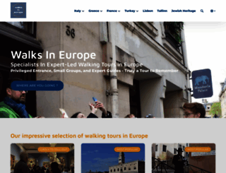 walksineurope.com screenshot