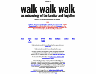 walkwalkwalk.org.uk screenshot