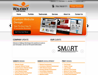 walkwaywebdesigns.com screenshot