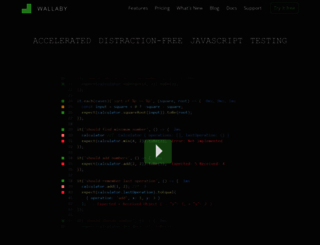 wallabyjs.com screenshot