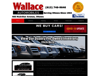 wallaceautomobiles.com screenshot