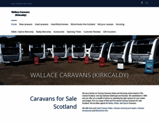 wallacecaravans.co.uk screenshot