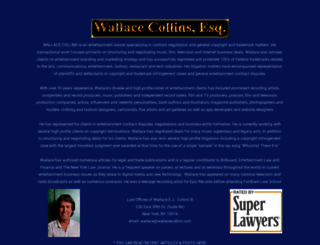 wallacecollins.com screenshot