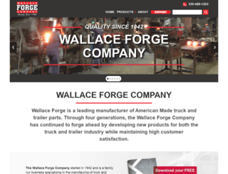 wallaceforge.com screenshot