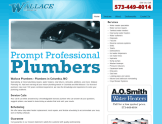 wallaceplumbinginc.com screenshot