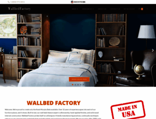 wallbedfactory.com screenshot