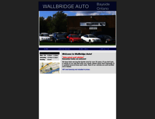 wallbridgeauto.com screenshot