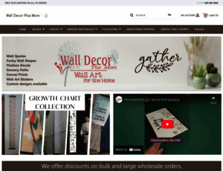 walldecorplusmore.com screenshot