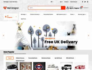 walldesigner.co.uk screenshot