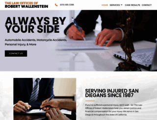 wallensteinlaw.com screenshot