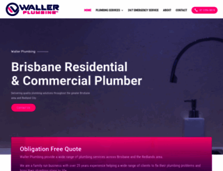 wallerplumbing.com.au screenshot
