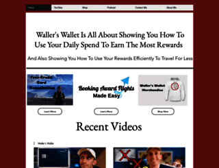 wallerswallet.com screenshot