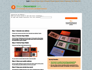 walletgenerator.net screenshot