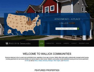 wallickcommunities.com screenshot