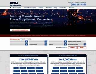 wallindustries.com screenshot