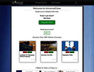 wallingfordct.universalclass.com screenshot