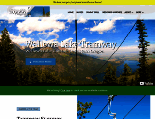wallowalaketramway.com screenshot