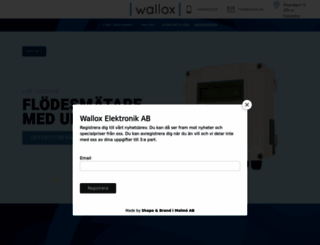 wallox.se screenshot