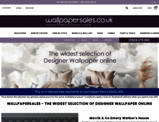 wallpapersales.co.uk screenshot