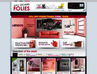 wallstickers-folies.co.uk screenshot