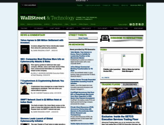 wallstreetandtech.com screenshot
