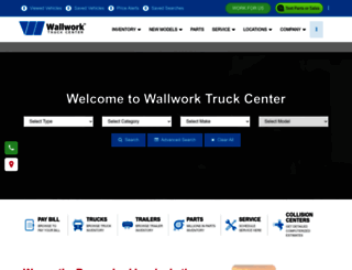 wallworktrucks.com screenshot