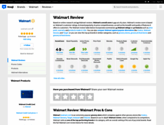walmart.knoji.com screenshot