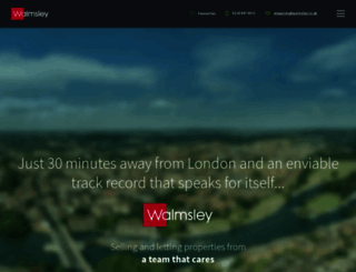 walmsley.co.uk screenshot