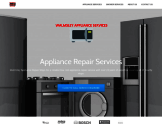 walmsleyapplianceservices.com screenshot