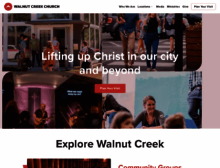 walnutcreekchurch.org screenshot
