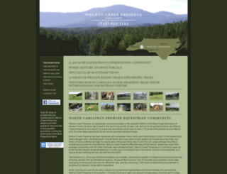 walnutcreekpreserve.com screenshot