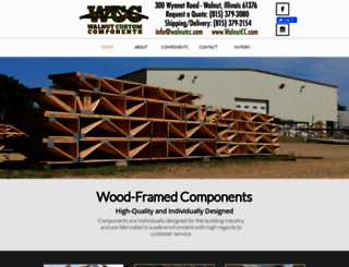 walnutcustomhomes.com screenshot
