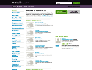 walsall.co.uk screenshot