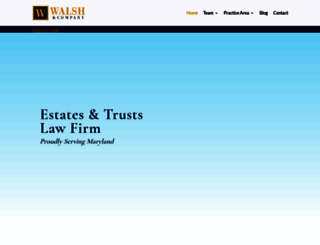walshlaw.com screenshot