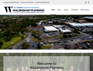 walsinghamplanning.co.uk screenshot