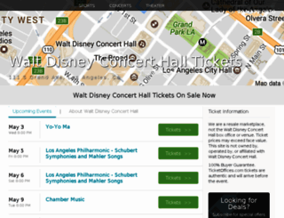 waltdisneyconcerthall.ticketoffices.com screenshot