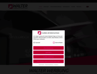 walter-werbung.de screenshot